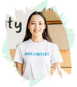 smiling-asian-girl-in-white-t-shirt-with-volunteer-Q5YYHNS